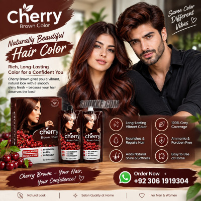 Cherry Brown Hair Color for a Stylish Hair Look